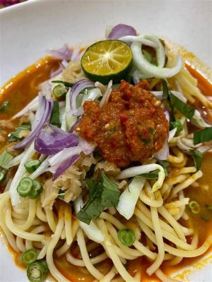  Laksa Johor: En explosiv kombination av kryddig goodness och krämig kokosmjölk!