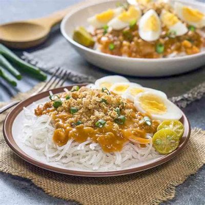  Pancit Palabok! En Krämiga Och Söta Kokosnötssås Över Bästa Filippinska Nudlar