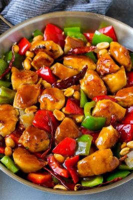  Kung Pao Kyckling Utstrålar Sält Spridande Kryddigheter och Himmlisk Smörighet